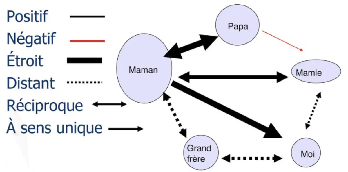 Exemple de Sociagramme