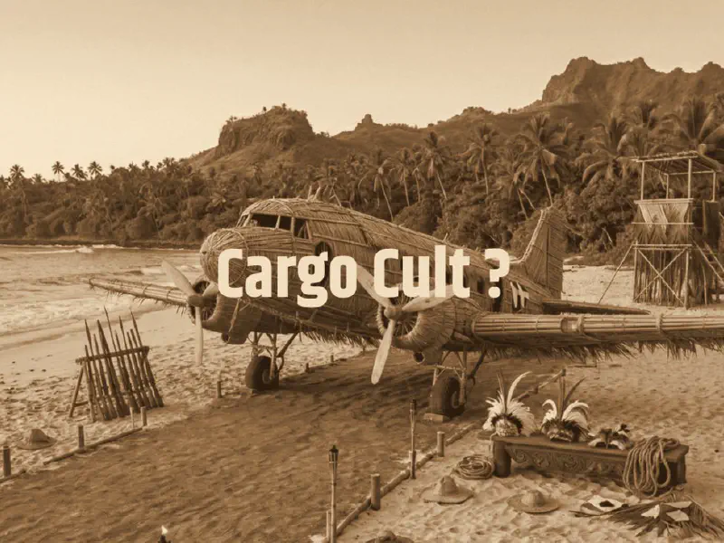 image de l'article : Culte du cargo : quand on copie la forme sans le fond
